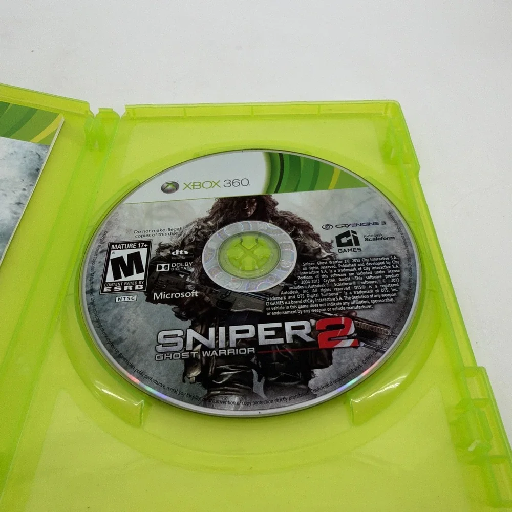 Sniper: Ghost Warrior 2 ¤ Game Complete Good! Microsoft Xbox 360 Authentic
